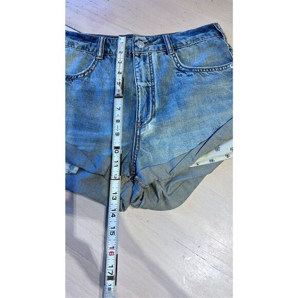 ANTHROPOLOGIE PILCRO WOMENS DENIM JEAN SHORTS WOMENS SIZE 27 - Picture 6 of 12